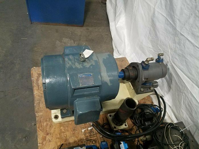 Used HICO 30 HP Electric Motor 220/440 with Hydraulic Pump