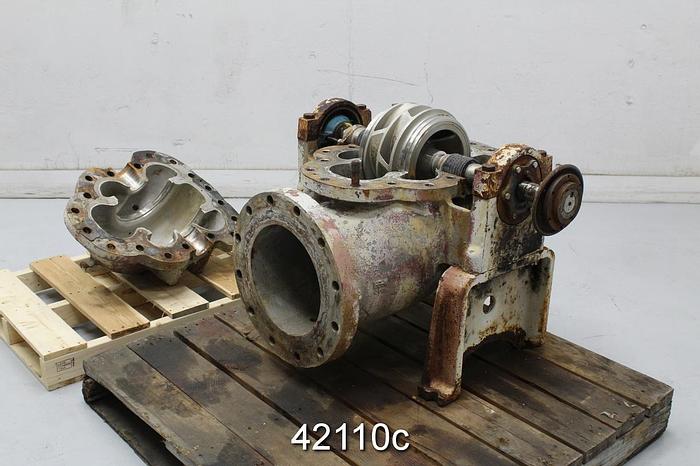 Used Goulds 3405 10x12x12 Split Case Pump, Stainless Steel Casing #42110