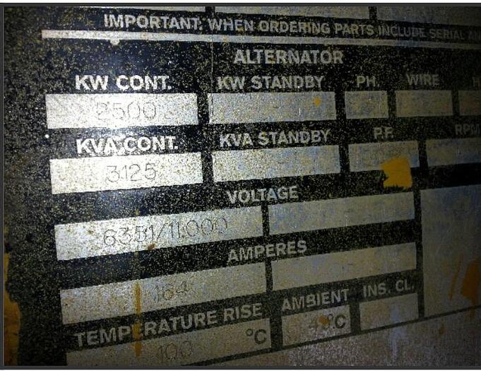 Caterpillar G3612 Gas generator New / Unused.