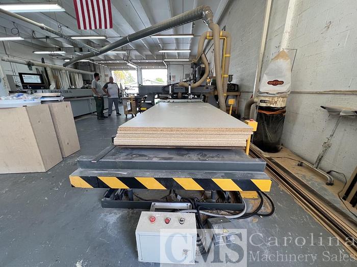 Used Unknown CNC Router with Infeed & Outfeed