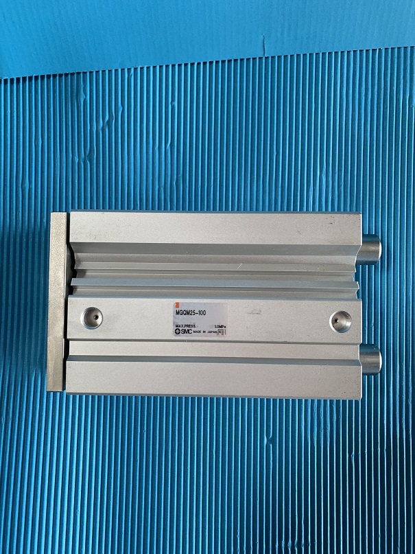 Used SMC Air Cylinder with Guide Rod Plate MGQM25-100