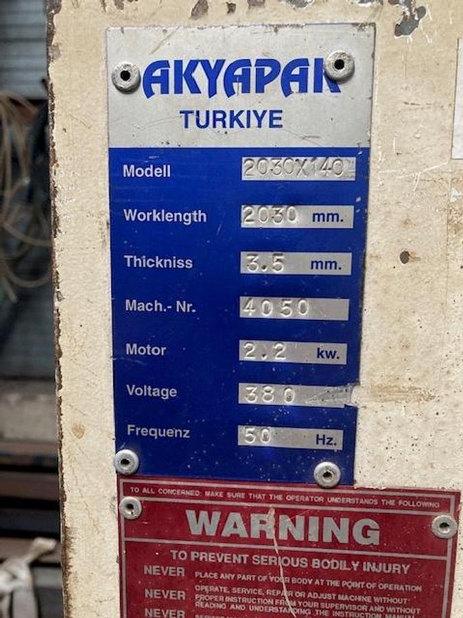 Gebruikt Akyapak 3 rollenwals 2030-140