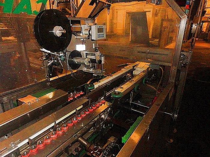 Used Kliklok Automatic End Load Cartoner w/Labeler; Md#Captain 200