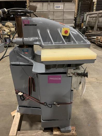 Used USM HYDRAULIC MODEL B CLICKER PRESS 15 TON DIE CUTTER