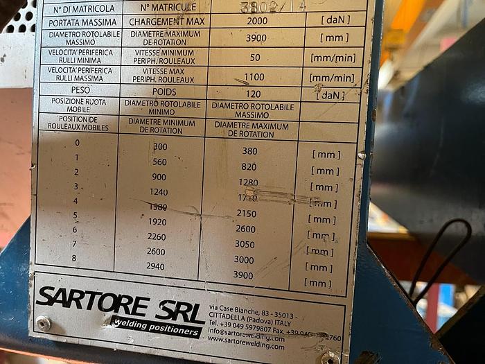 Usato Posizionatore x saldatura cisterne 2000 KG- 4000 KG