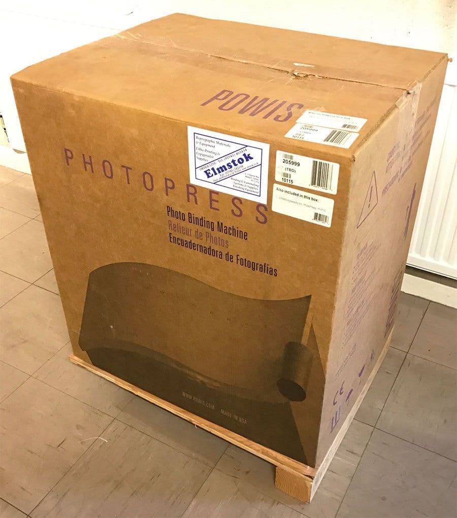 Used Powis Fastback PhotoPress Photo-Book Binding Machine