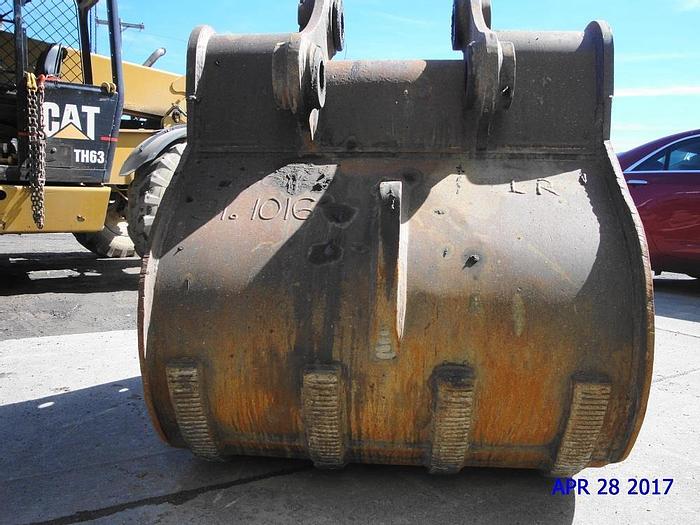 Used 48" GP BUCKET WITH 5 TEETH, SIDE CUTTERS, 80mm PIN SIZE, 13 3/4" FACE SPREAD,...