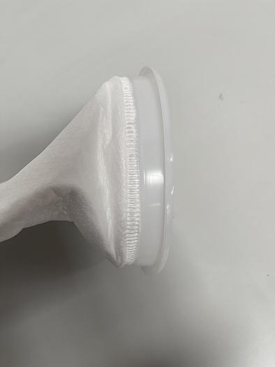 Duda  Welded Polyester Filter Bag, With Plastic Collar flange, L/32" D/ 7"