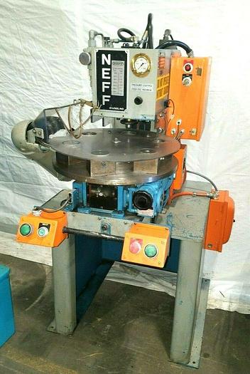 Used Neff 2 Ton Press Model 6402 with Rotary Table Rapid Assembly Stamping Pressing