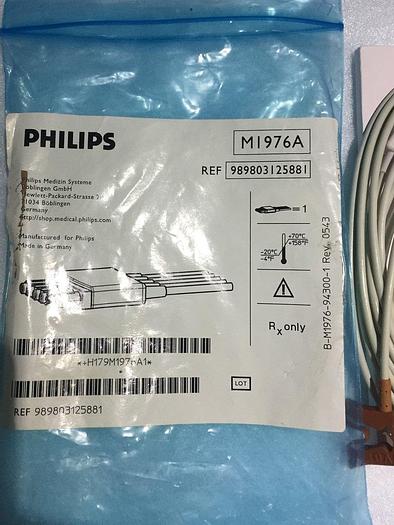 Gebraucht Philips M1976A 989803125881 EKG-Kabel