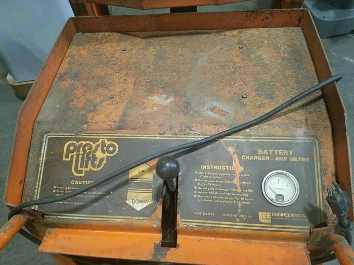 Used Presto 1000 Lb Capacity Hydraulic Lift Truck Model C-74