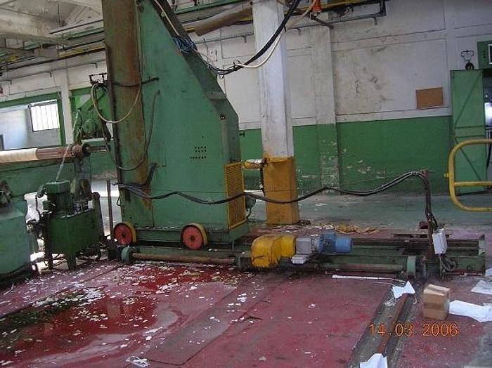 Used 90" (2300mm) ERWEPA EXTRUSION LINE W/ 4 COLOR IN LINE FLEXO PRINTING FULL LINE