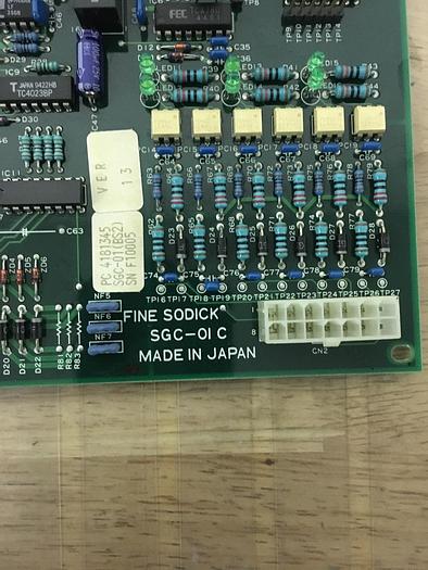 Used Sodick, SGC-01C (B52), PC Board, S/N- F10005, With IPG-01, S/N-I20012, Ver 5,