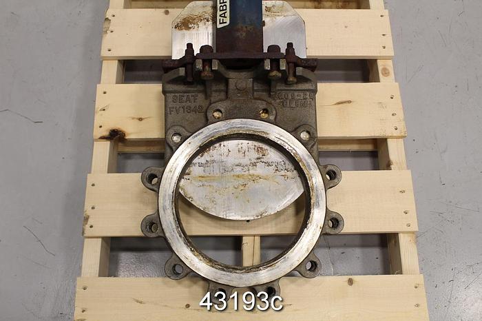 Used Fabri-Valve 10" Hand Operated Knife Gate Valve #43193