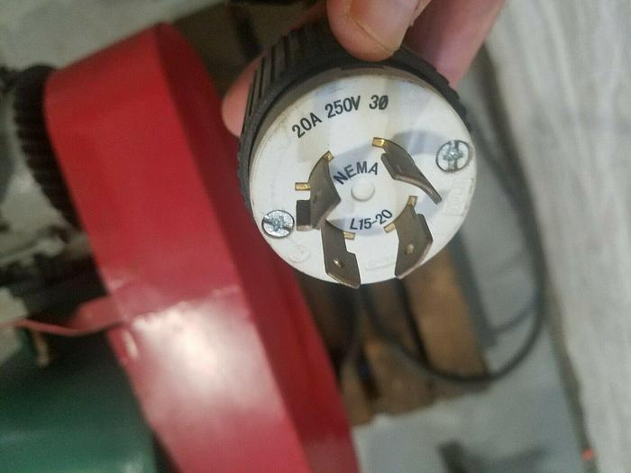 Used Heavy Duty Metal Stock 5" Chopper 1 HP with New Blades 220V 3 Phase