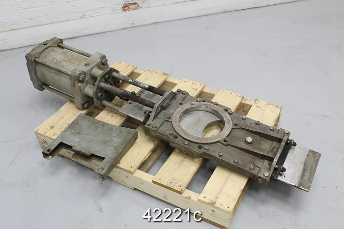 Used Stafjo 8" Air Operated Through Gate Valve #42221