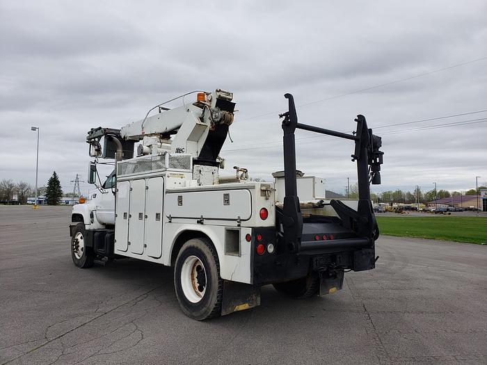 Used 1998 GMC 7500 w/ Altec AP45 Cable Placer Bucket Truck