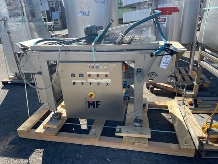 Used MF-Hamberg Stainless Steel Slicing Conveyor