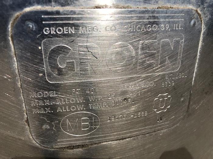 Used Groen 40 Gallon Jacketed Mix Kettle