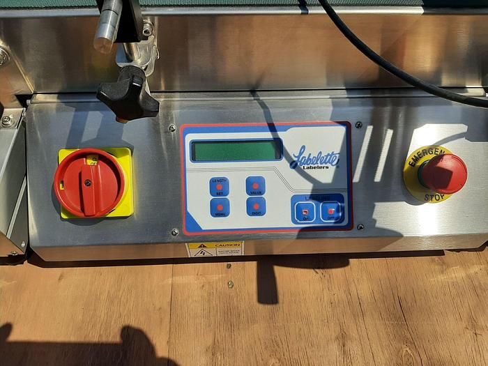 Used Labeler, Pressure Sensitive, Accutek, Mdl 24-SPS-104, Accumulation Tables #S744787