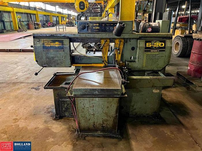 Used 13" x 18" HydMech S20 Series II Horizontal Metal Band Saw for