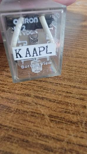 Parts Only OMRON LY2-0-DC24 Gen Purpose Relay,8 Pin,Square,24VDC(b1)