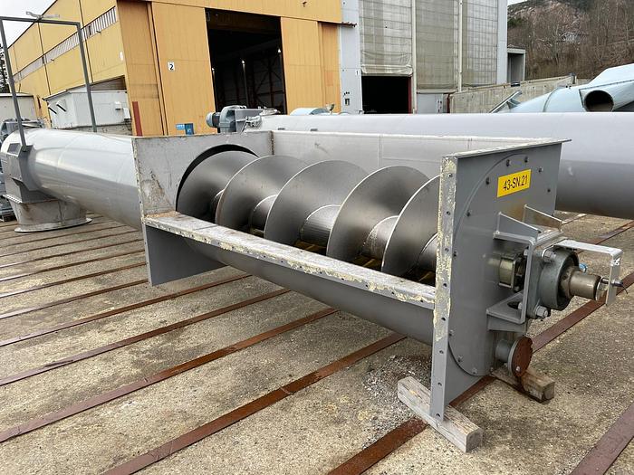 Used Double screw conveyor
