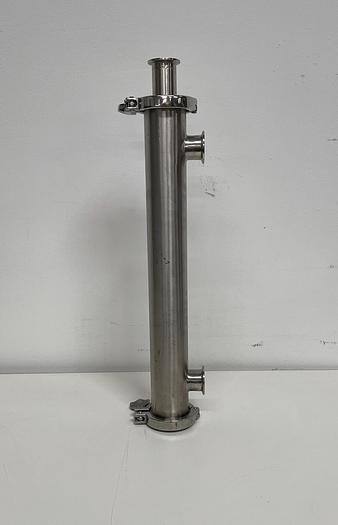 Used Stainless Steel 2.5" Sanitary x 20.5" Filter Housing Column