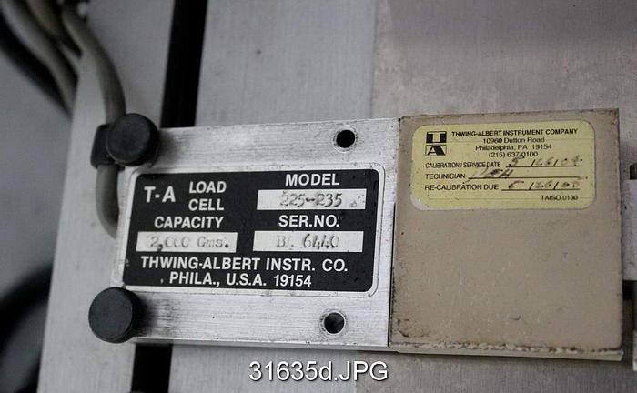 Used L & W 225-1 Friction/Peel Tester #31635