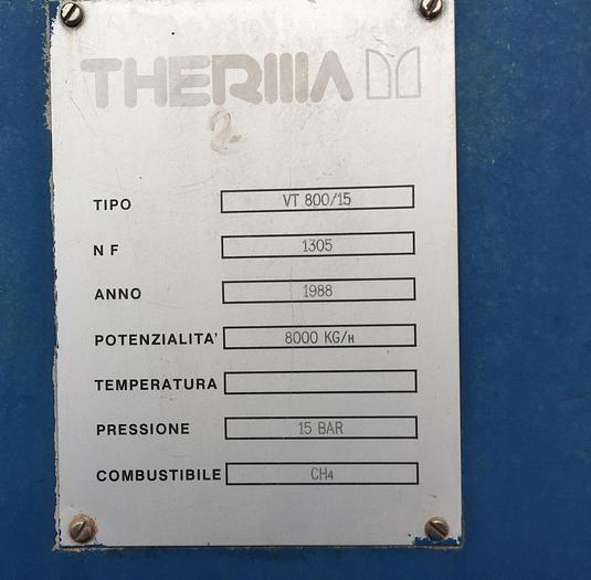 Used BOILER THERMA  VT800/15