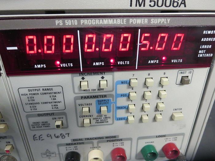 Used Tektronix, TM5006A, PG508, FG5010, PS5010, Main Frame With 3 Plug-In Units, Used