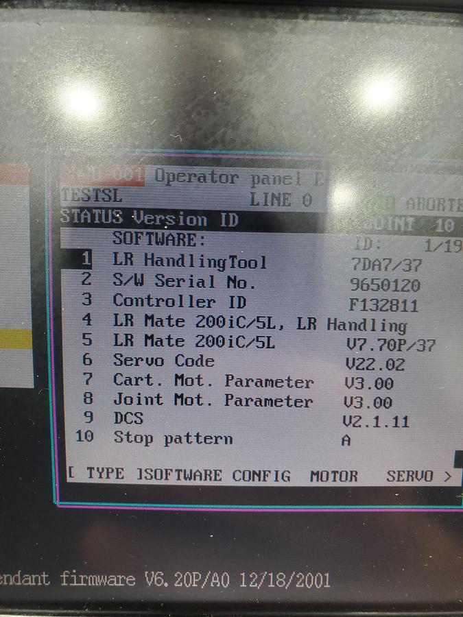 Used Fanuc LR Mate 200iC/5L Industrial Robot With R-30ia Controller