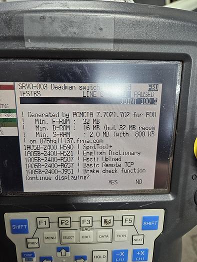 Used Fanuc M-20ia Industrial Robot with R-30ia Controller