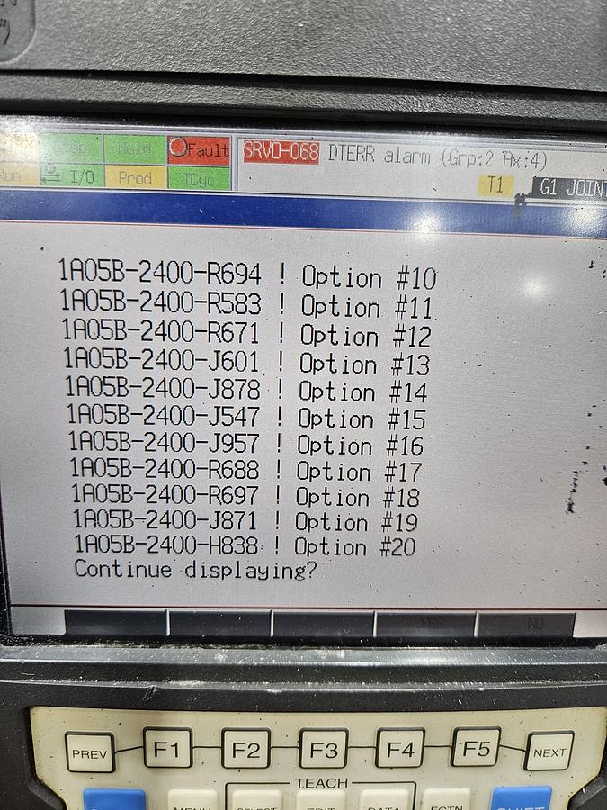 Used Fanuc LR Mate 200iC and M-1ia Dual Arm Robot - F110578