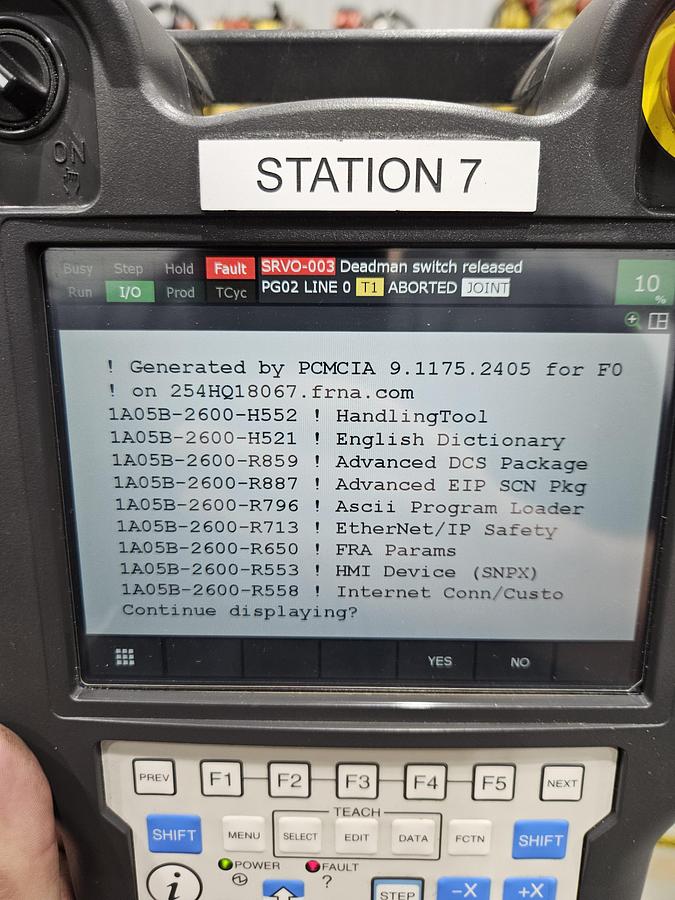 Used Fanuc M-900ib/700 Industrial Robot With R-30ib Plus Controller