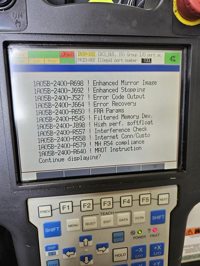 Used Fanuc R-2000ib/125L Industrial Robot With R-30ia Controller