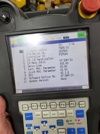 Used Fanuc LR Mate 200iC Industrial Robot With R-30ia Controller