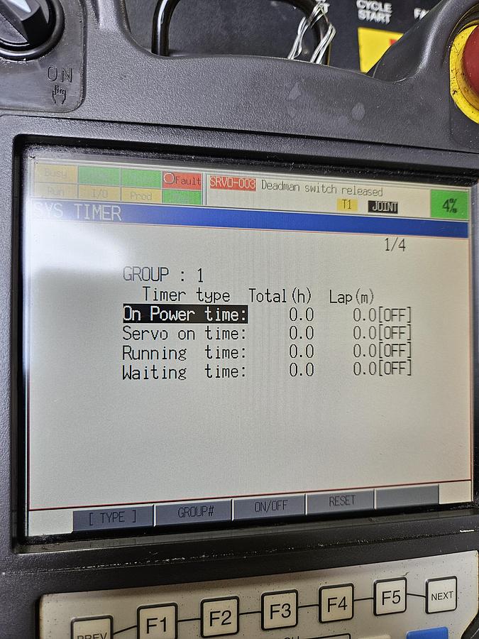 Used Fanuc R-2000ib/125L Industrial Robot With R-30ia Controller