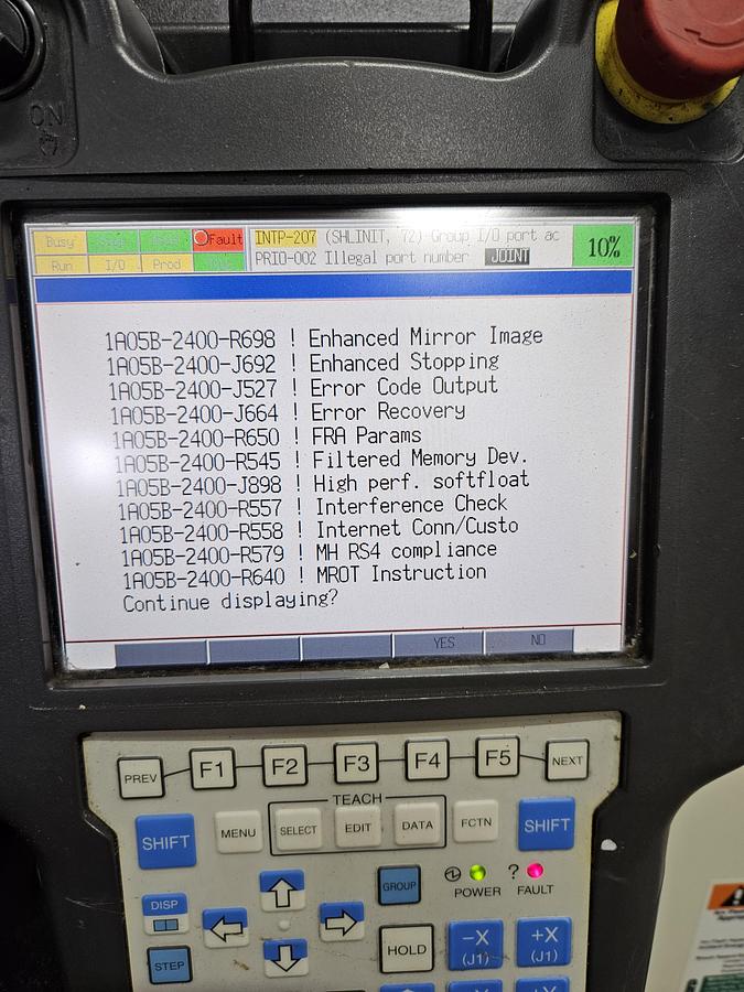 Used Fanuc R-2000ib/125L Industrial Robot With R-30ia Controller