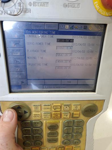 Used Yaskawa MA1400 Industrial Welding Robot with DX100 Controller, Miller Auto Axcess 450, and Tailstock