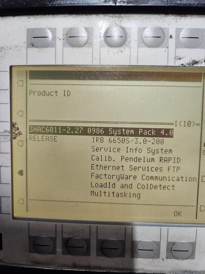 Used ABB IRB 6650S-200/3.0 Industrial Robot With S4C Plus Controller