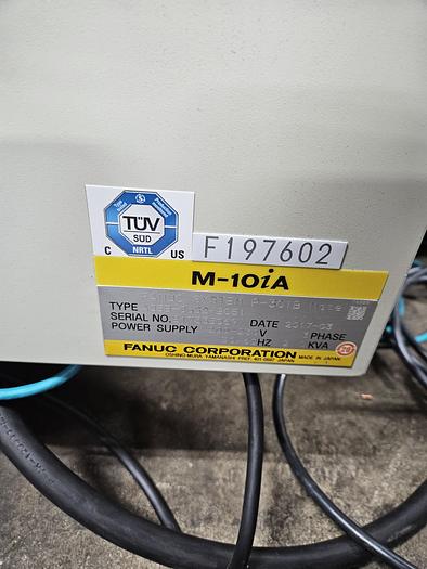 Used 2017 Fanuc M-10ia/12 Industrial Robot With R-30ib Controller, Vision, and Custom EOAT with 2 finger and 1 suction gripper - F197602
