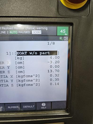 Used Fanuc CR-15ia Collaborative Industrial Robot with R-30ib Plus Controller