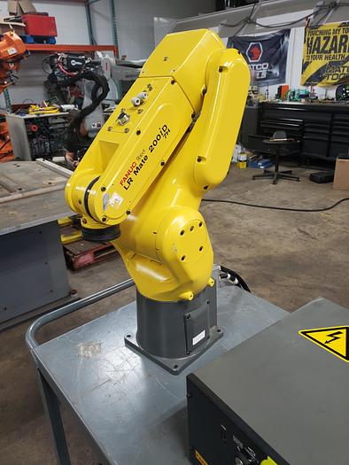 Used Fanuc LR Mate 200iD/7H Industrial Robot With R-30ib Controller