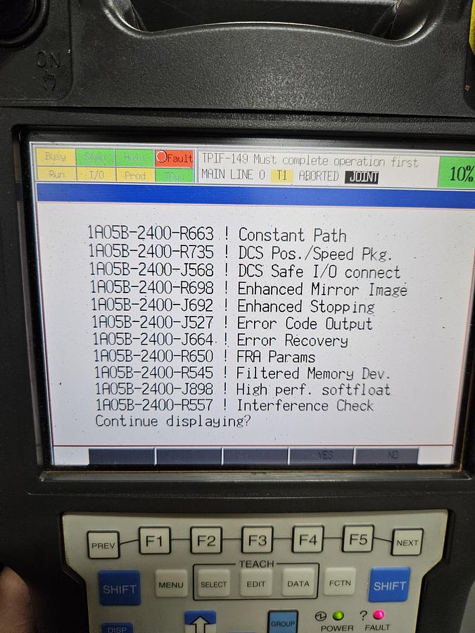 Used FANUC M-710ic/70 Industrial Robot With R-30ia Controller