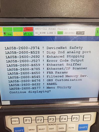 Used Fanuc M-20ia Industrial Robot with R-30ib Controller - Very Low Hours