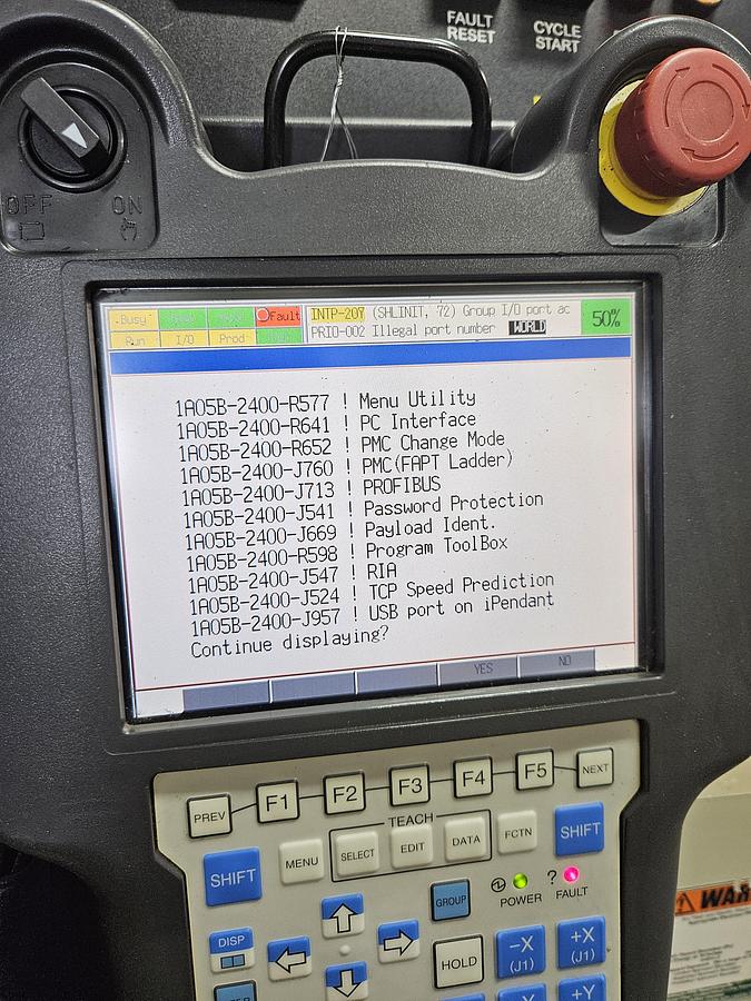 Used Fanuc R-2000ib/125L Industrial Robot With R-30ia Controller