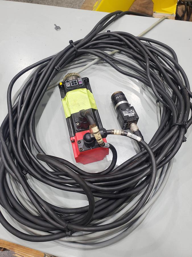 Used Fanuc LR Mate 200iC/5H and M-1ia Dual Arm Robot 