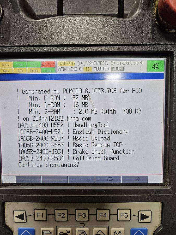 Used FANUC M-710ic/70 Industrial Robot With R-30ia Controller