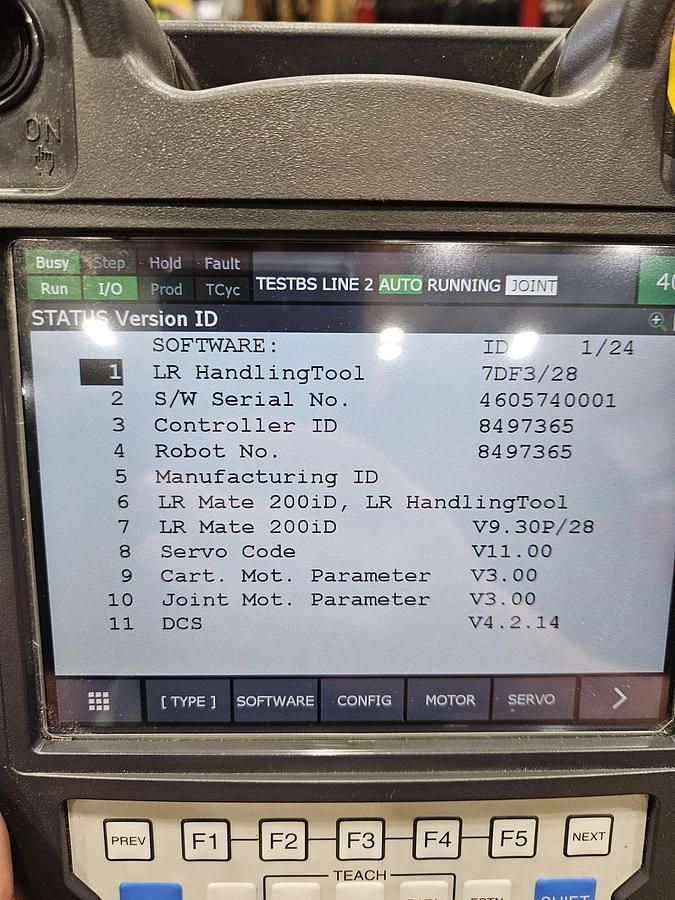 Used Fanuc LR Mate 200iD Industrial Robot With R-30ib Plus Controller